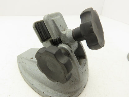 Mitutoyo 156-101-10 Micrometer Stand 0-4" Adj Angle Padded Jaws  Lot of 2