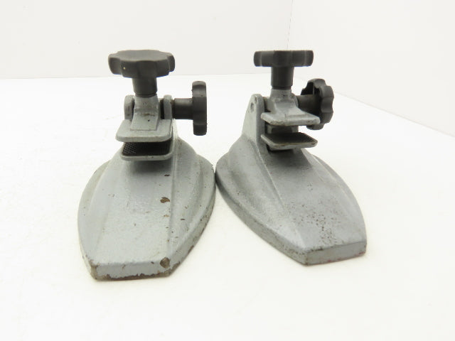 Mitutoyo 156-101-10 Micrometer Stand 0-4" Adj Angle Padded Jaws  Lot of 2