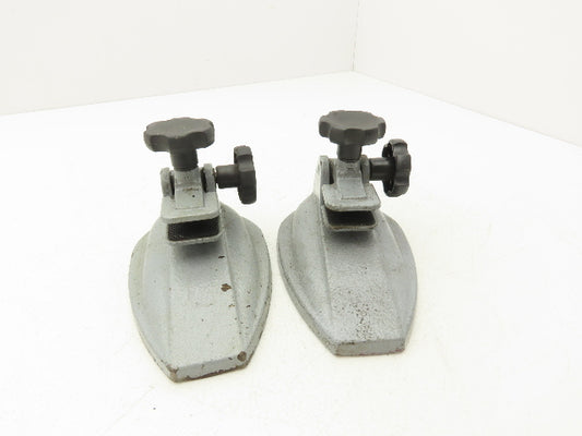 Mitutoyo 156-101-10 Micrometer Stand 0-4" Adj Angle Padded Jaws  Lot of 2