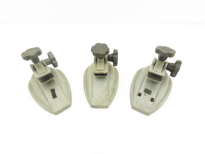 Mitutoyo 156-101-10 Micrometer Stand 0-4" Adj Angle Padded Jaws  Lot of 3