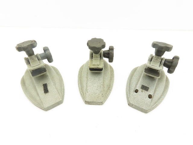 Mitutoyo 156-101-10 Micrometer Stand 0-4" Adj Angle Padded Jaws  Lot of 3