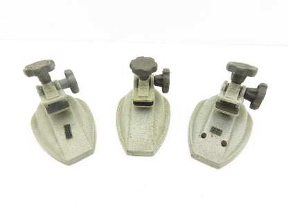 Mitutoyo 156-101-10 Micrometer Stand 0-4" Adj Angle Padded Jaws  Lot of 3