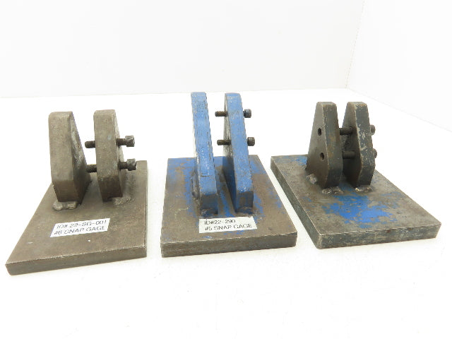 Mahr Federal Snap Gage Indicator Stand Benchtop Mount  Lot of 3