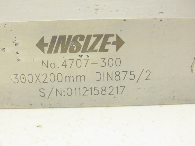 Insize 4707-300 Precision Machinist Square 12"x 8" 300x200mm