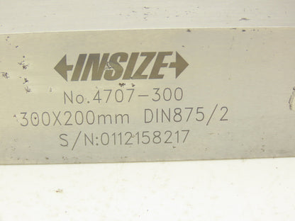 Insize 4707-300 Precision Machinist Square 12"x 8" 300x200mm