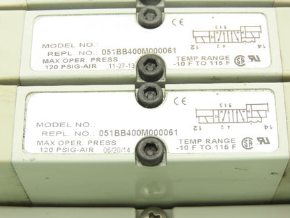 Numatics 219-828 G3 Manifold Assembly 12-Station 8-Valve w/Ethernet IP Module