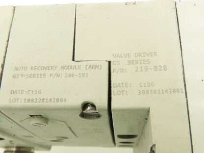 Numatics 219-828 G3 Manifold Assembly 12-Station 8-Valve w/Ethernet IP Module