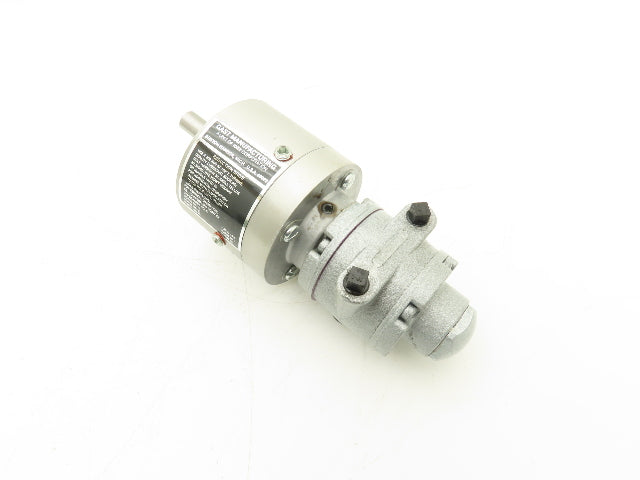 Gast 1UP-NRV-4-GR11 Pneumatic Air Motor 15:1 Gear Ratio 400 RPM 1/3Hp