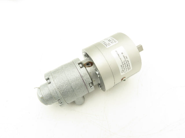 Gast 1UP-NRV-4-GR11 Pneumatic Air Motor 15:1 Gear Ratio 400 RPM 1/3Hp