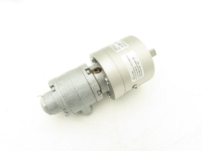 Gast 1UP-NRV-4-GR11 Pneumatic Air Motor 15:1 Gear Ratio 400 RPM 1/3Hp