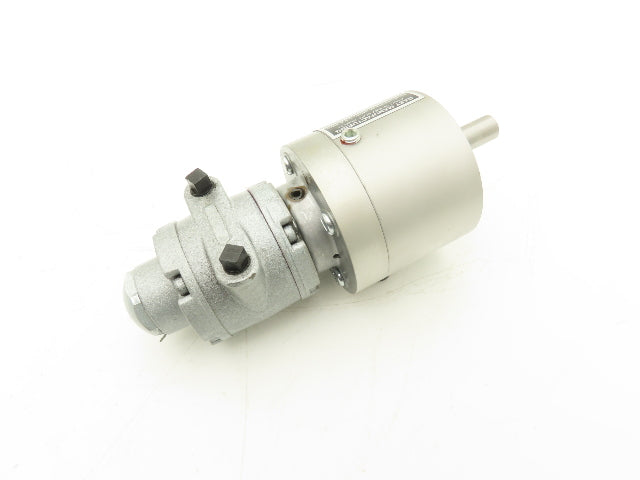 Gast 1UP-NRV-4-GR11 Pneumatic Air Motor 15:1 Gear Ratio 400 RPM 1/3Hp