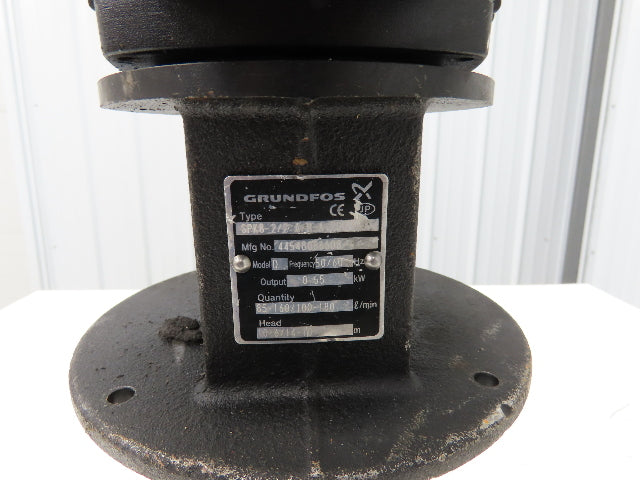 Grundfos SPK8-2 A-M-A-RUUV Immersion Coolant Pump 39 gpm 8.75" Depth 460V 3PH