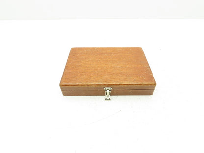Besly Welles 20HS Thread Measuring Wire Set 6-36 TPI 60° HSS 20 Sizes with Case