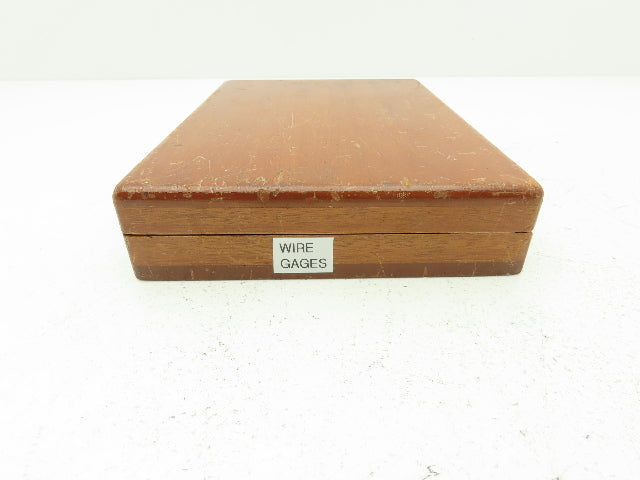 Besly Welles 20HS Thread Measuring Wire Set 6-36 TPI 60° HSS 20 Sizes with Case