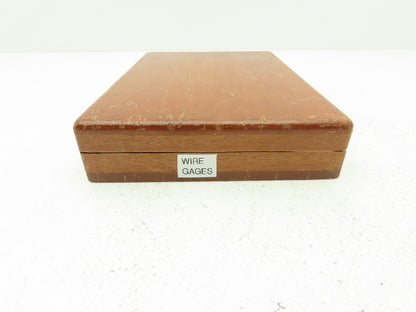 Besly Welles 20HS Thread Measuring Wire Set 6-36 TPI 60° HSS 20 Sizes with Case