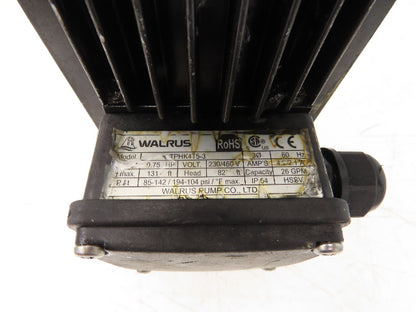 Walrus TPHK4T5-3 Immersion Coolant Pump 35 gpm 8.75" Depth 115ft Head 460V 3PH