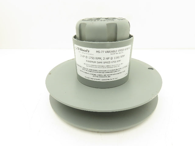 TB Woods MS77118 Variable Speed Sheave MS77 x 1-1/8"
