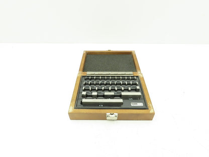 SPI 7251 Rectangular Steel Gage 36 Block Set .0500"-4.000" Grade AS-1 Complete