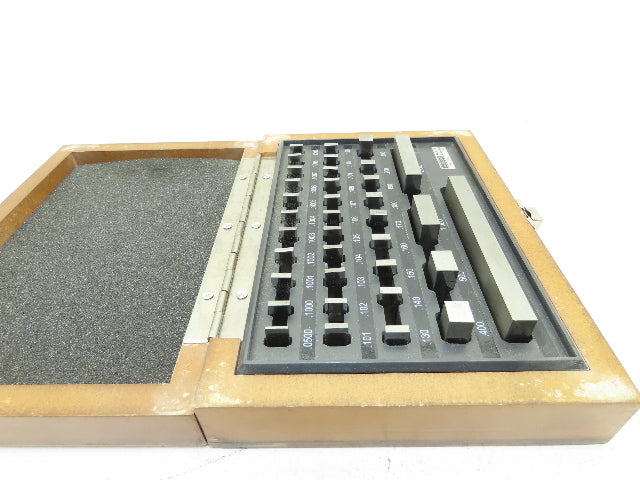 SPI 7251 Rectangular Steel Gage 36 Block Set .0500"-4.000" Grade AS-1 Complete