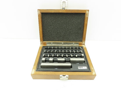SPI 7251 Rectangular Steel Gage 36 Block Set .0500"-4.000" Grade AS-1 Complete