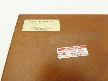 SPI 7301 Grade AS-1 Rectangle Steel Gage 36 Block Set .050-4.00"  -Missing .300"