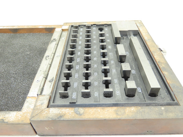 SPI 7301 Grade AS-1 Rectangle Steel Gage 36 Block Set .050-4.00"  -Missing .300"