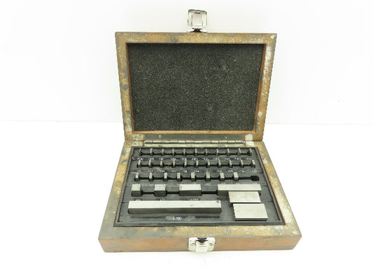 SPI 7301 Grade AS-1 Rectangle Steel Gage 36 Block Set .050-4.00"  -Missing .300"