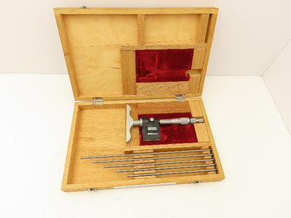 Fowler 54-922-006 Digitrix Digital Depth Gage Micrometer 0-6" Range 4" Base