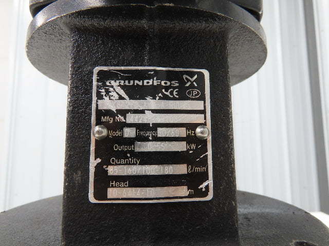 Grundfos SPK8-2/2 A-M-A-RUUV Immersion Coolant Pump 39 gpm 8.75" Depth 460V 3PH