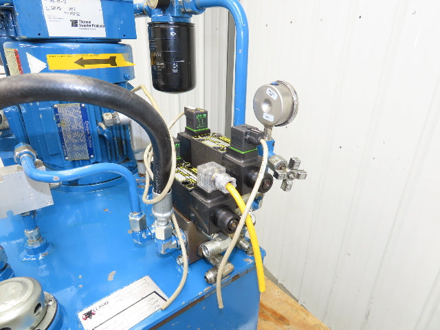 Clarke Hydraulic Power Unit 30Gal 4.2gpm 3000psi Marzocchi Gear Pump 3Hp 3PH
