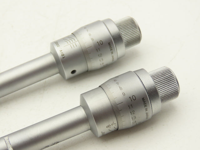 Mitutoyo 368-922 Holtest 3pt Micrometer Bore Gage .5-.65" .65-.8"  Set of 2