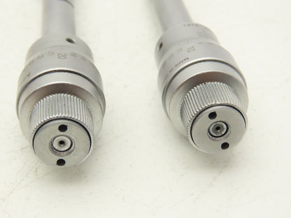 Mitutoyo 368-922 Holtest 3pt Micrometer Bore Gage .5-.65" .65-.8"  Set of 2