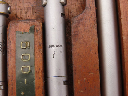 Tesa Brown & Sharpe Intrimik Holemic 3pt Micrometer Bore Gage .5"-.8"  Set of 3