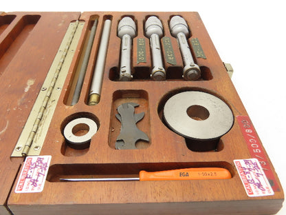 Tesa Brown & Sharpe Intrimik Holemic 3pt Micrometer Bore Gage .5"-.8"  Set of 3