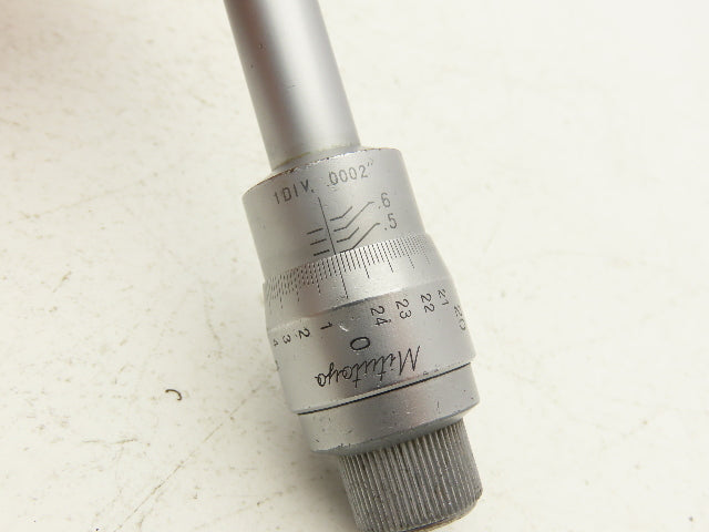 Mitutoyo 368-922 Holtest 3pt Micrometer Internal Bore Gage .500-.650" .0002"