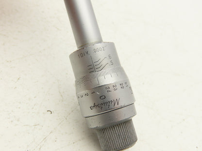 Mitutoyo 368-922 Holtest 3pt Micrometer Internal Bore Gage .500-.650" .0002"