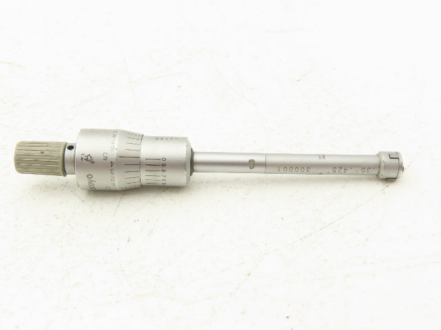 Mitutoyo 368-262 Holtest 3pt Micrometer Internal Bore Gage .350"-.425" Range
