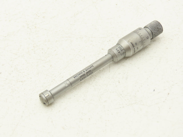 Brown & Sharpe Intrimik 3pt Micrometer Internal Bore Gage .350"-.425" Range