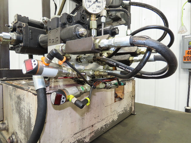 Continental HPVR-6B40 Hydraulic Power Unit 14 Gal 6GPM 4000 PSI 5Hp 230/460V