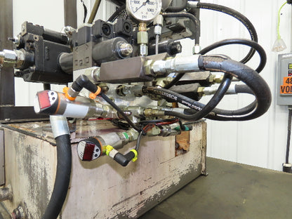 Continental HPVR-6B40 Hydraulic Power Unit 14 Gal 6GPM 4000 PSI 5Hp 230/460V