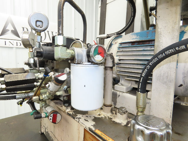 Continental HPVR-6B40 Hydraulic Power Unit 14 Gal 6GPM 4000 PSI 5Hp 230/460V