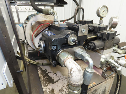 Continental HPVR-6B40 Hydraulic Power Unit 14 Gal 6GPM 4000 PSI 5Hp 230/460V