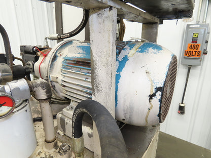 Continental HPVR-6B40 Hydraulic Power Unit 14 Gal 6GPM 4000 PSI 5Hp 230/460V