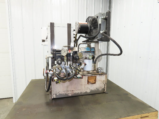 Continental HPVR-6B40 Hydraulic Power Unit 14 Gal 6GPM 4000 PSI 5Hp 230/460V