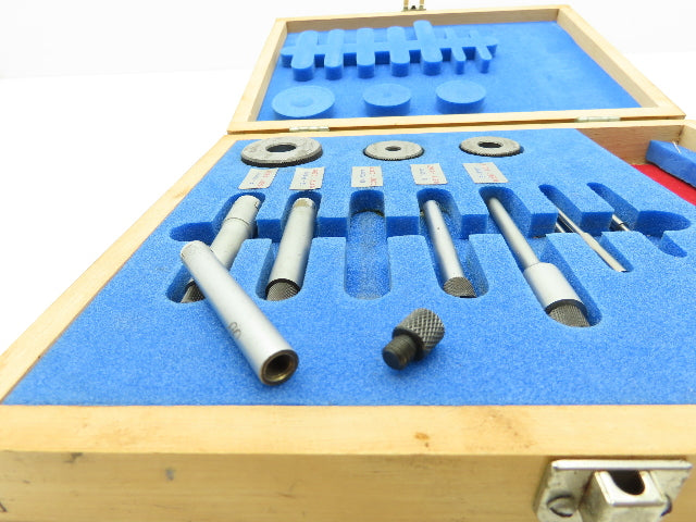 Fowler Holemike 3pt Internal Micrometer Bore Gage Head Set 6-16mm .236-.630"