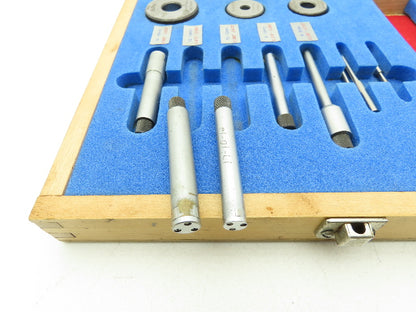 Fowler Holemike 3pt Internal Micrometer Bore Gage Head Set 6-16mm .236-.630"