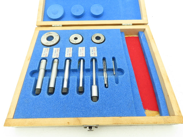 Fowler Holemike 3pt Internal Micrometer Bore Gage Head Set 6-16mm .236-.630"