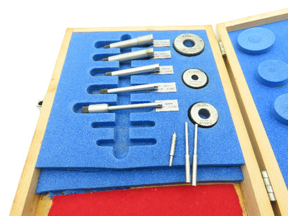 Fowler Holemike 3pt Internal Micrometer Bore Gage Head Set 6-16mm .236-.630"