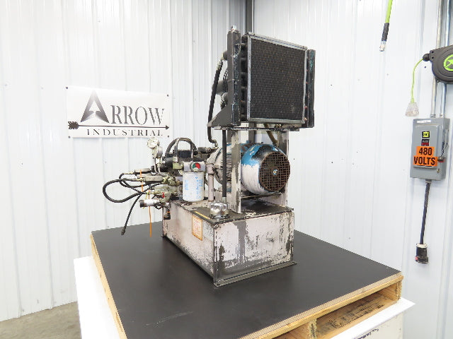 Continental HPVR-6B40 Hydraulic Power Unit 14 Gal 6GPM 4000 PSI 5Hp 230/460V