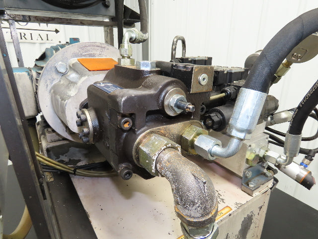 Continental HPVR-6B40 Hydraulic Power Unit 14 Gal 6GPM 4000 PSI 5Hp 230/460V